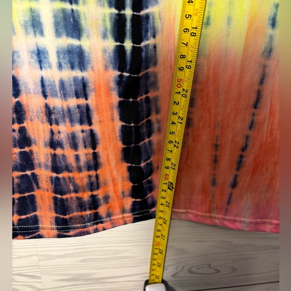 SHEIN Strapless Tye Dye Colorful Bodycon Dress or Beach Cover Up - Size Medium - Picture 4 of 6